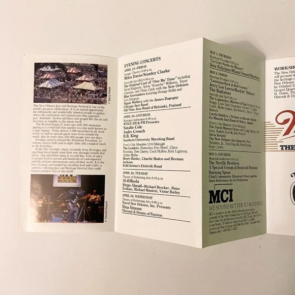 Vintage New Orleans Tour Brochures Holiday Inn Crowne Plaza and Jazz  Festival - Picture 11 of 16